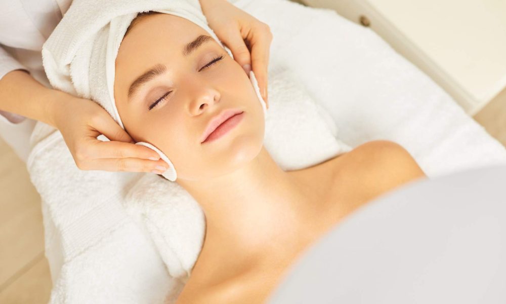 Limpieza y relajación facial